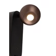 Aplica de perete Lucide MONTANA metal, negru, maro, LED, 6.3W, 415lm, 2700K-4000K - 68200/06/96
