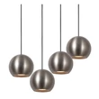 Pendul Lucide MONTANA metal, negru, gri, LED, 5.7W, 570lm, 2700K-4000K - 68400/75/15