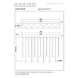 Pendul Lucide MONTANA metal, negru, gri, LED, 5.7W, 570lm, 2700K-4000K - 68400/75/15