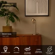 Veioza Lucide MONTANA metal, gri, LED, 5W, 390lm, 2700K - 68500/05/15