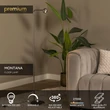 Lampadar Lucide MONTANA metal, gri, LED, 6.3W, 415lm, 2700K - 68700/05/15
