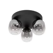 Plafoniera Lucide TAMINO metal, sticla, negru, fumuriu, LED, 5.6W, 500lm, 3000K - 74119/15/30