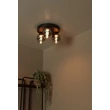 Plafoniera Lucide TAMINO metal, sticla, negru, fumuriu, LED, 5.6W, 500lm, 3000K - 74119/15/30