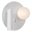 Aplica de perete Lucide MATIZ metal,sticla,alb,opal,LED,3000K,7W,444Lm - 77286/02/31