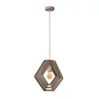 Pendul Lucide MAURO metal,lemn,taupe,E27 - 77489/01/41