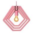 Pendul Lucide MAURO metal,lemn,pink,E27 - 77489/01/66