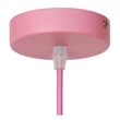 Pendul Lucide MAURO metal,lemn,pink,E27 - 77489/01/66