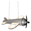 Pendul, lampa copii Lucide FOKKER metal, gri, LED, 28W, 1400lm, 2500K - 77490/26/15