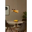 Pendul, lampa copii Lucide FOKKER metal, galben, LED, 28W, 1400lm, 2500K - 77490/26/34