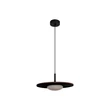 Pendul Lucide CARMINO metal, lemn, negru, portocaliu, LED, 8W, 700lm, 2700K - 77492/07/55