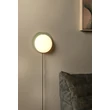 Veioza Lucide ALINDA lemn, sticla, verde, opal, LED, 9W, 440lm, 3000K - 77591/15/33