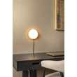 Veioza Lucide ALINDA lemn, sticla, maro, opal, LED, 9W, 440lm, 3000K - 77591/15/41
