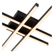 Plafoniera Lucide NOVAK metal, negru, LED, 42W, 1500lm, 2700K-4000K - 78100/42/30