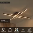 Plafoniera Lucide NOVAK metal, negru, LED, 42W, 1500lm, 2700K-4000K - 78100/42/30