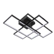 Plafoniera Lucide LOKERO metal, negru, LED, 60W, 2000lm, 2700K-4000K - 78101/60/30