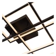 Plafoniera Lucide LOKERO metal, negru, LED, 60W, 2000lm, 2700K-4000K - 78101/60/30