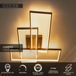 Plafoniera Lucide LOKERO metal, negru, LED, 60W, 2000lm, 2700K-4000K - 78101/60/30