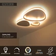 Plafoniera Lucide SAMLING metal, bej, LED, 30W, 1700lm, 2700K-4000K - 78102/30/41