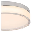 Plafoniera pentru baie Lucide PLANO metal, acril, crom, opal, LED, 11W, 640lm, 2700K-4000K, IP44 - 78151/12/61