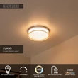 Plafoniera pentru baie Lucide PLANO metal, acril, crom, opal, LED, 11W, 640lm, 2700K-4000K, IP44 - 78151/12/61