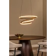 Pendul Lucide ESPIRAL metal, negru, LED, 40W, 2500lm, 2700K-4000K - 78403/40/30