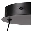 Pendul Lucide ESPIRAL metal, negru, LED, 40W, 2500lm, 2700K-4000K - 78403/40/30