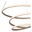 Pendul Lucide ESPIRAL metal, maro, LED, 40W, 2500lm, 2700K-4000K - 78403/40/41