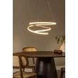 Pendul Lucide ESPIRAL metal, maro, LED, 40W, 2500lm, 2700K-4000K - 78403/40/41