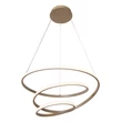 Pendul Lucide ESPIRAL metal, maro, LED, 40W, 2500lm, 2700K-4000K - 78403/40/41
