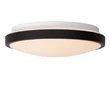 Plafoniera pentru baie Lucide DASHER metal, acril, negru, alb, LED, 2700K, 12W, 700lm, IP44 - 79110/30/30