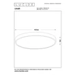 Plafoniera Lucide UNAR metal, plastic, auriu, alb, LED, 2700K, 36W, 2650lm - 79185/50/02