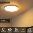 Plafoniera pentru baie Lucide OLSON plastic, alb, LED, 36W, 2500lm, 3000K-6500K, IP44 - 79190/36/61