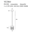 VETRO - Maxlight-P0428D - Pendul