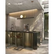 Pendul Maxlight MOMO metal, acril, negru, auriu, LED, 35W, 3010lm, 3000K - P0487