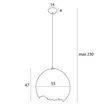 Pendul Maxlight NEST hartie, alb, E27 - P0539