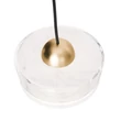 Pendul Maxlight LIPARI metal, acril, auriu, transparent, LED, 6W, 524lm, 3000K - P0542
