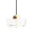Pendul Maxlight LIPARI metal, acril, auriu, transparent, LED, 22W, 1728lm, 3000K - P0543