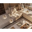 Pendul Maxlight LIPARI metal, acril, auriu, transparent, LED, 22W, 1728lm, 3000K - P0543
