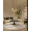 Pendul Maxlight LIPARI metal, acril, auriu, transparent, LED, 38W, 4050lm, 3000K - P0544