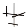 Pendul Maxlight SOHO metal, negru, LED, 25W, 1728lm, 3000K - P0546