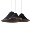 Pendul Maxlight BELLMOND metal, pasla, negru, LED, 21W, 1058lm, 3000K - P0565