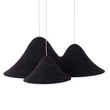 Pendul Maxlight BELLMOND metal, pasla, negru, LED, 21W, 1058lm, 3000K - P0565
