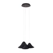 Pendul Maxlight BELLMOND metal, pasla, negru, LED, 21W, 1058lm, 3000K - P0565