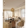 Pendul Maxlight LABRIZ hartie, maro, E27 - P0586