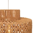Pendul Maxlight RAFFLE hartie, maro, E27 - P0587