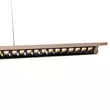 Pendul Maxlight JO-JO metal, negru, auriu, LED, 2700K-5500K, 40W, 3845lm - P0596