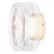 Aplica de perete Maxlight LIPARI metal, acril, auriu, transparent, LED, 6W, 493lm, 3000K - W0358