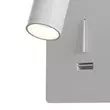 Aplica de perete Maytoni Mirax metal, alb, LED, 3000K, 3W, 250lm - C041WL-L3W3K