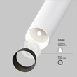 Spot incastrabil Maytoni FOCUS T metal, alb, LED, 7W, 3000K, 460 Lm - C140TRS-L200-7W3K-W