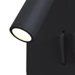 Aplica de perete Maytoni Ios 176 metal, negru, LED, 3000K, 9W, 550lm - C175-WL-01-6W-B